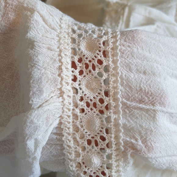 Linen Boho Peasant Skirt - Picture 3 of 3